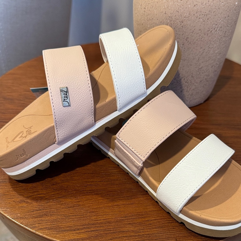 Reef Kids Horizon Hi in Pink and White - Picture 2 of 8